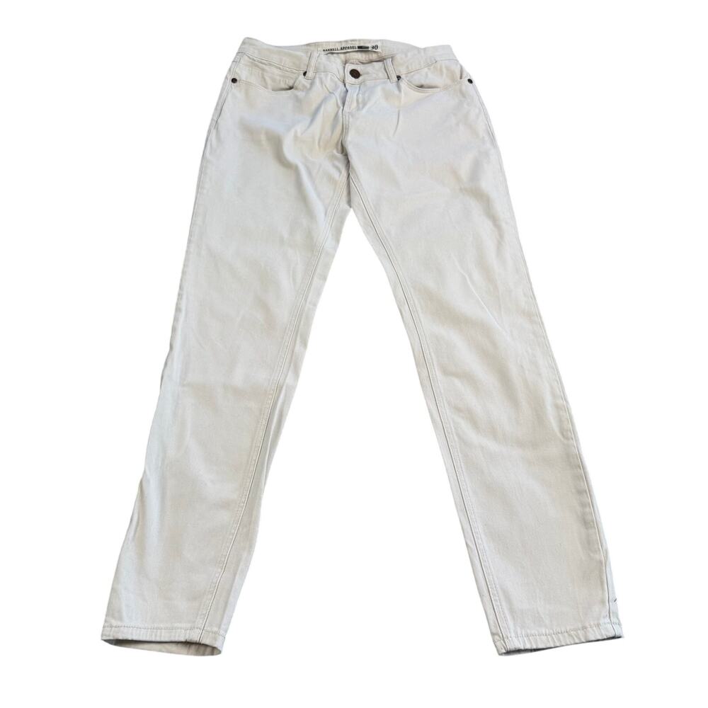 Barbell Apparel B004 White Chino Pants Size 30 Athletic Fit